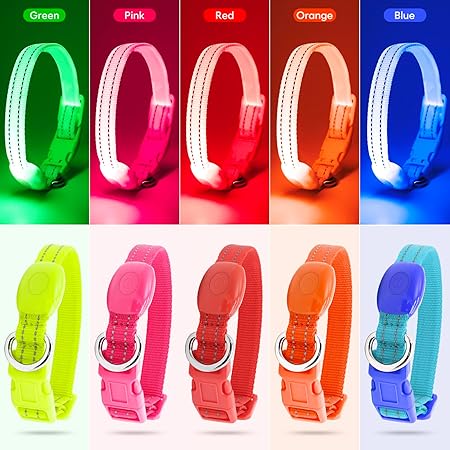 LED Dog Collar – Rechargeable Safety Light