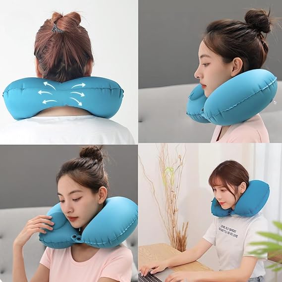 Inflatable Travel Pillow – Ergonomic Neck Support